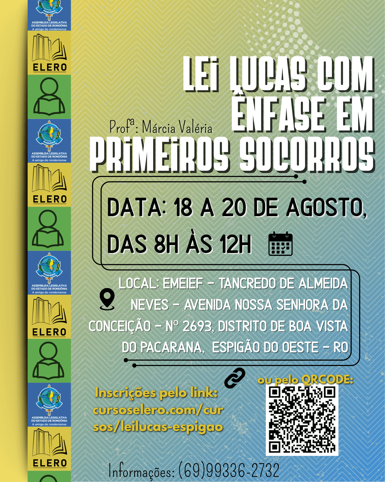 Lei LUCAS com ênfase em primeiros socorros (noções de primeiros socorros - Lei Lucas)